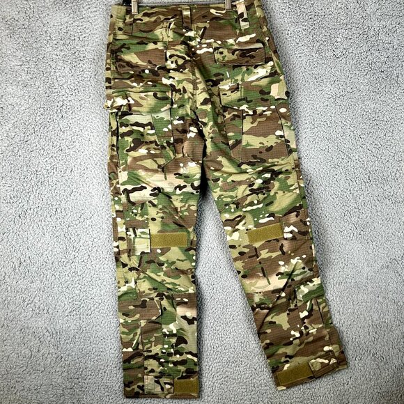 Tactical Camouflage Pants with Knee Pads Military Camp Hiking Trousers 30x32 - Picture 2 of 6